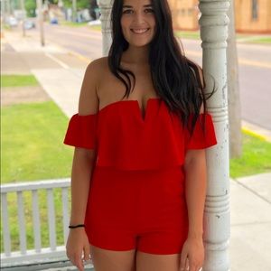 Red Hot Romper